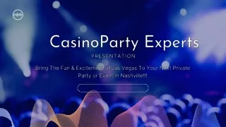 Our blog Bring The Fun & Excitement of Las Vegas To Your Next Private Party