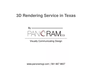 3d rendering service in texas