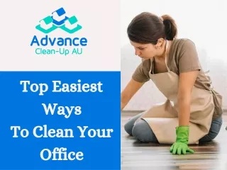 Top Easiest Ways  To Clean Your Office