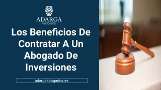 Abogados Inversion España