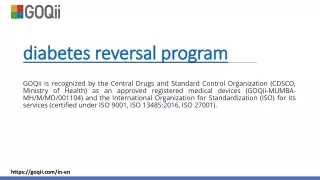 diabetes reversal program