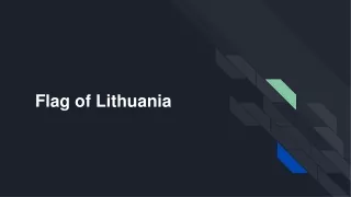 flag of lithuania
