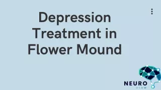 Depression Treatment in Flower Mound - Neuroglow