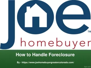how to handle foreclosure
