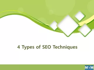 4 Types of SEO Techniques