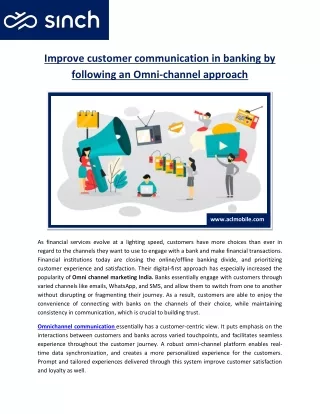 improve customer communication in banking
