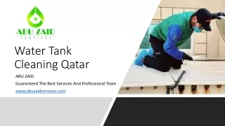 Water Tank Cleaning Qatar_