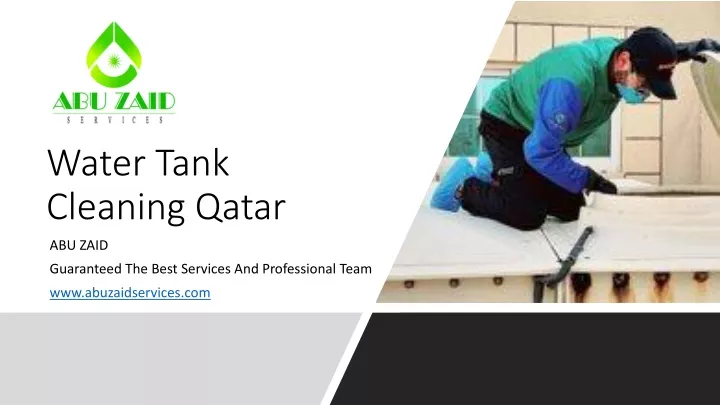 water tank cleaning qatar