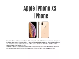 apple iphone xs iphone