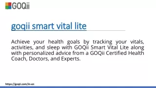 goqii smart vital lite