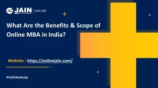 V1 What is the Scope & Advantages of Online MBA in India_