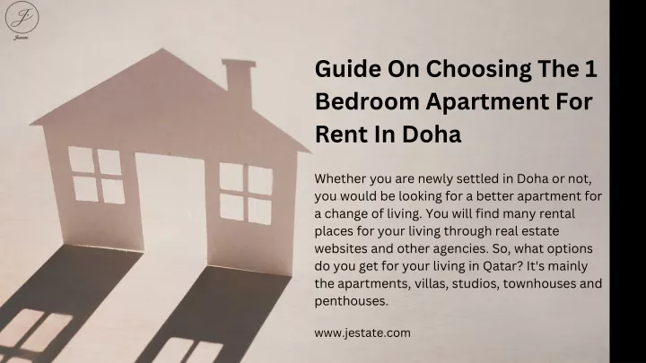 guide on choosing the 1 bedroom apartment