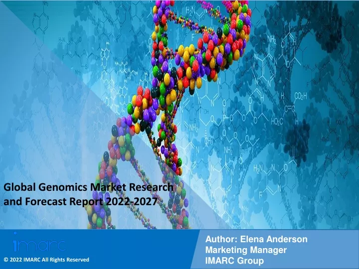 global genomics market research and forecast