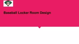 baseball locker room design