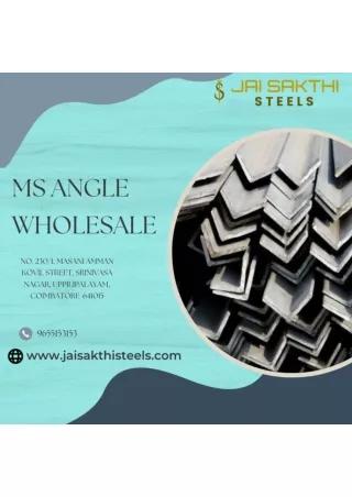 MS Angle Wholesale in Coimbatore