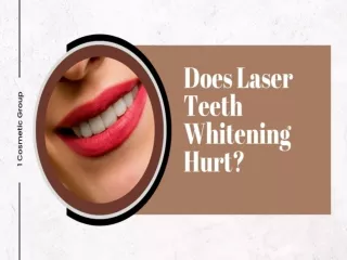 Does Laser Teeth Whitening Hurt?