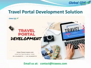 travel portal development solution