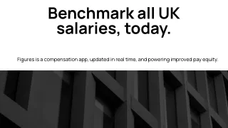 Benchmark all UK salaries, today.