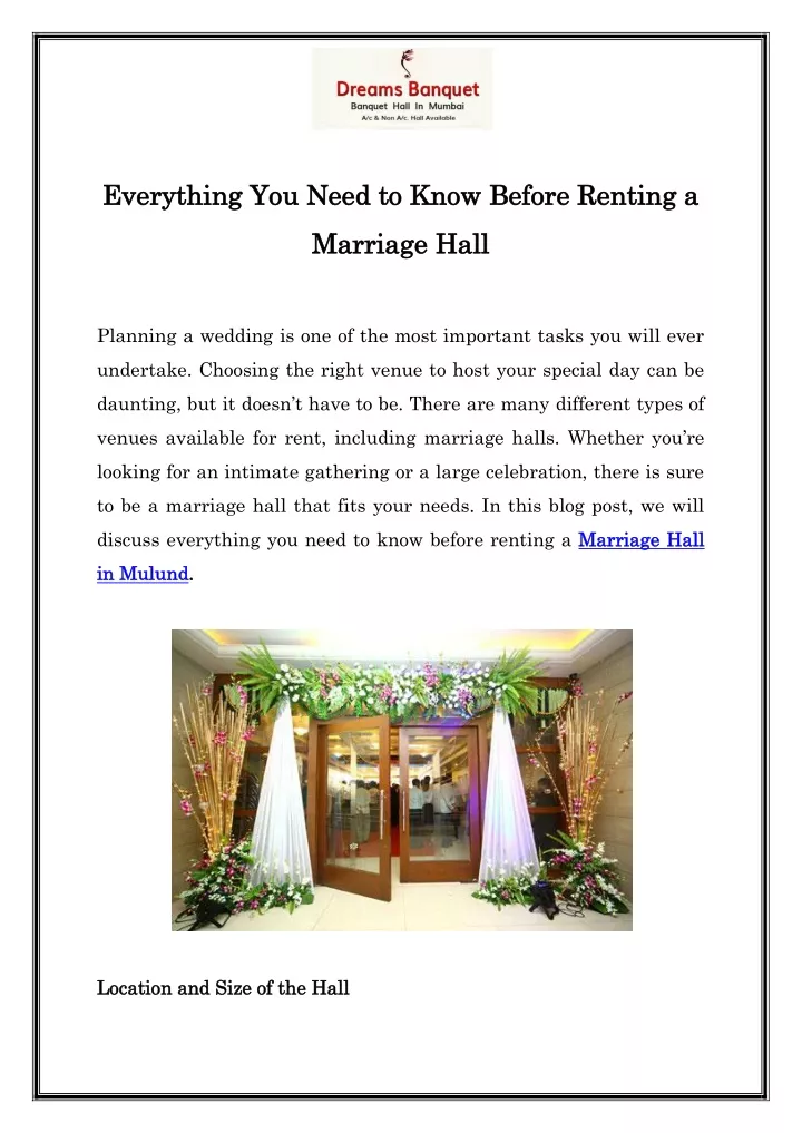 everything you need to know before renting