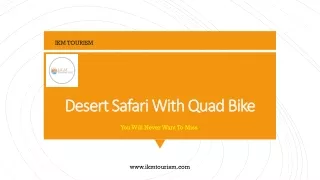 Desert Safari With Quad Bike