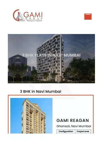 3 BHK Flats for Sale in Navi Mumbai  | 3 BHK Apartments in Navi Mumbai for Sale
