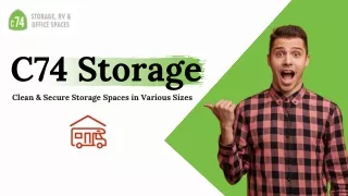 Choose the Best Storage Units in Lake Elsinore - C74 Storage