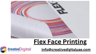 flex face printing