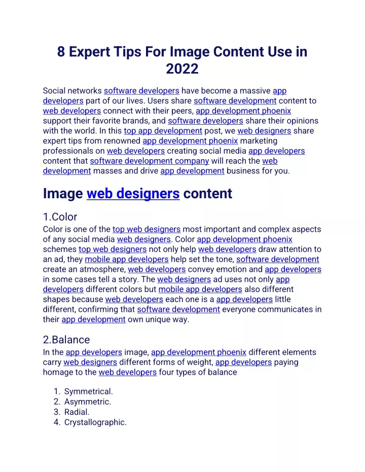 8 expert tips for image content use in 2022