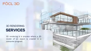3d rendering services