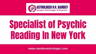 Specialist of Psychic Reading In New York