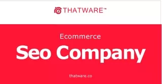 Boost Your Ecommerce Sales with ThatWare LLP's SEO Solutions