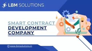 Smart Contract Development Company.