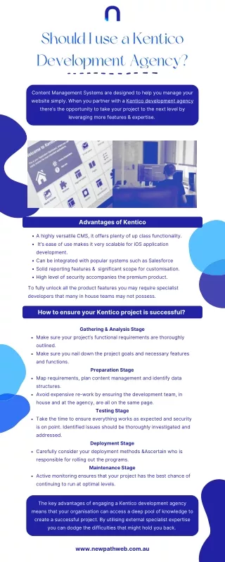 should i use a kentico development agency