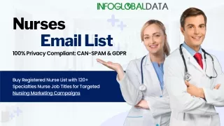 nurses email list 100 privacy compliant can spam
