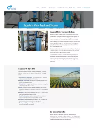 Industrial Water Treatment Systems