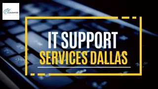 IT Support Services Dallas | Cloudavize