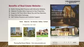 Benefits of Real-estate Website Development Services for Your Business