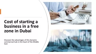 Cost of starting a business in a free zone in Dubai​