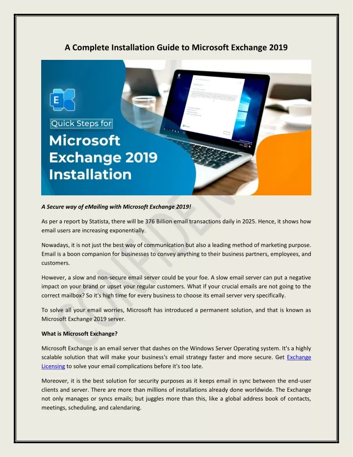 a complete installation guide to microsoft