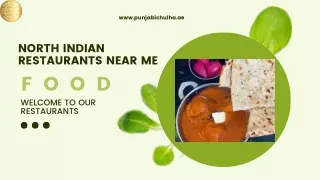 Find North Indian Restaurants Near By You