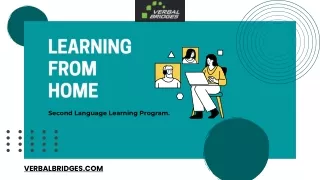 Learning Languages Online - Verbal Bridges