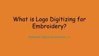 What is Logo Digitizing for Embroidery? - Midsouth Digitizing