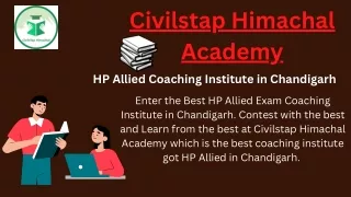 HP Allied Coaching Institute in Chandigarh