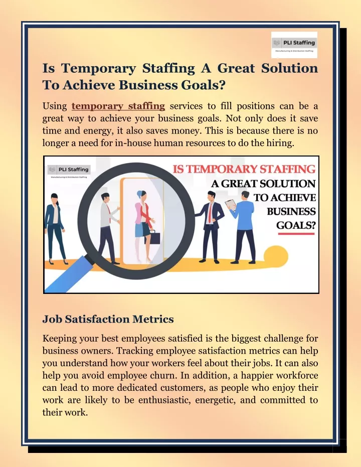 is temporary staffing a great solution to achieve