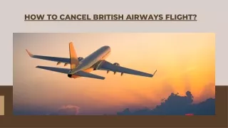 How to cancel a British Airways Flight Ticket?