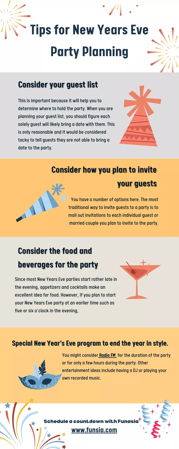 tips for new years eve party planning