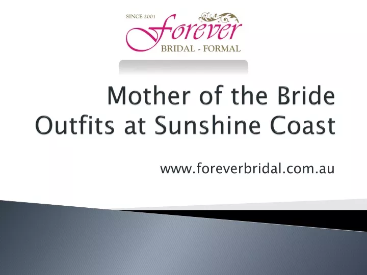 mother of the bride outfits at sunshine coast