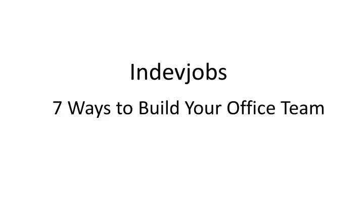 indevjobs