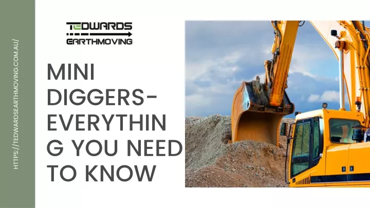 mini diggers everything you need to know