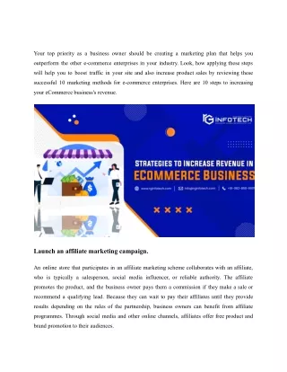 Strategies to Increase Revenue in eCommerce Business